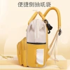 Mummy Bag Factory Direct sales of new baby and mother bags, multi-functional diaper bags, mom bags, cross-border urine pads, insulated bags for both shoulders Specification image